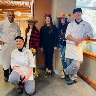 Cowichan Culinary students and Professor Francois