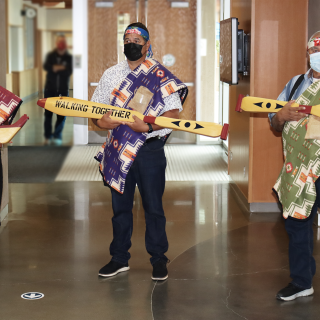 VIU Cowichan Paddle Ceremony