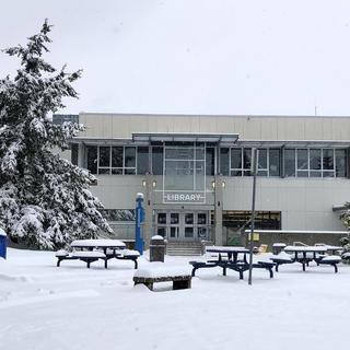 snow day at VIU 