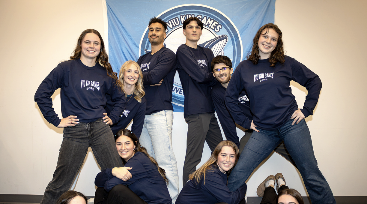 A picture of the 10-member team that will compete at the Kinesiology Games in Ontario
