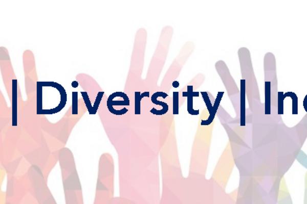 Equity Diversity Inclusion rainbow hands