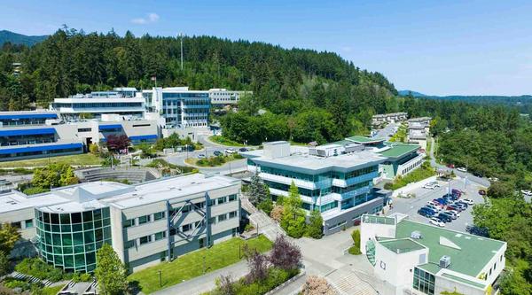 Aerial view of VIU