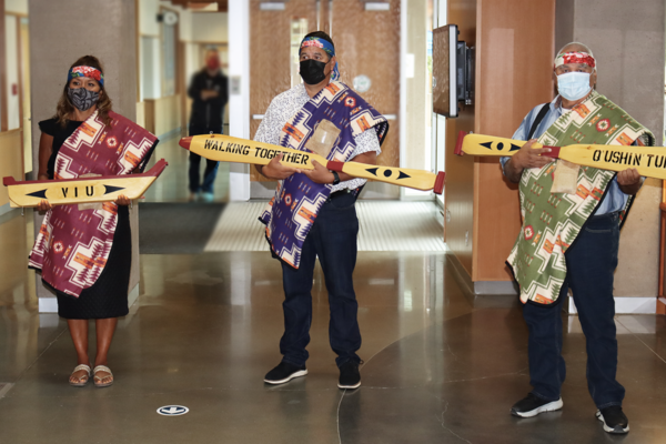 VIU Cowichan Paddle Ceremony