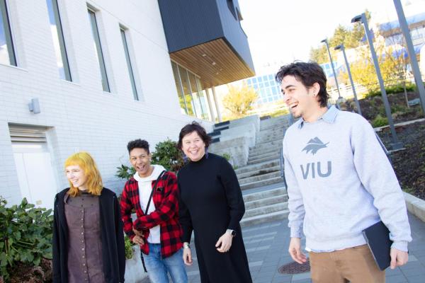 Group photo near the Health and Science Centre