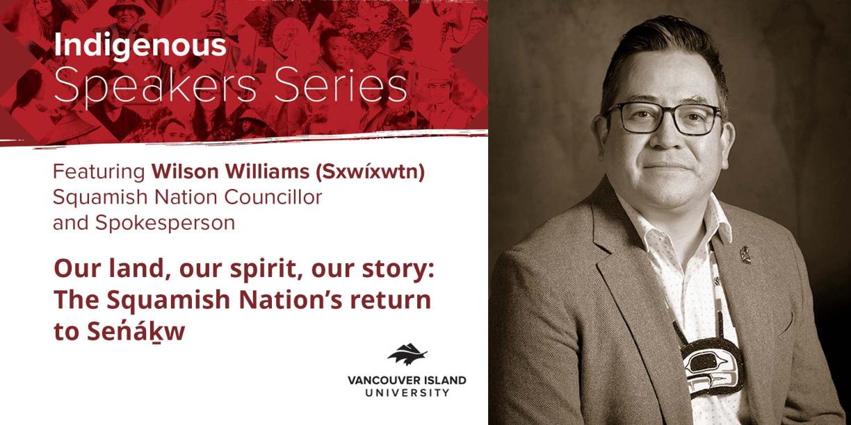 Indigenous Speakers Series graphic