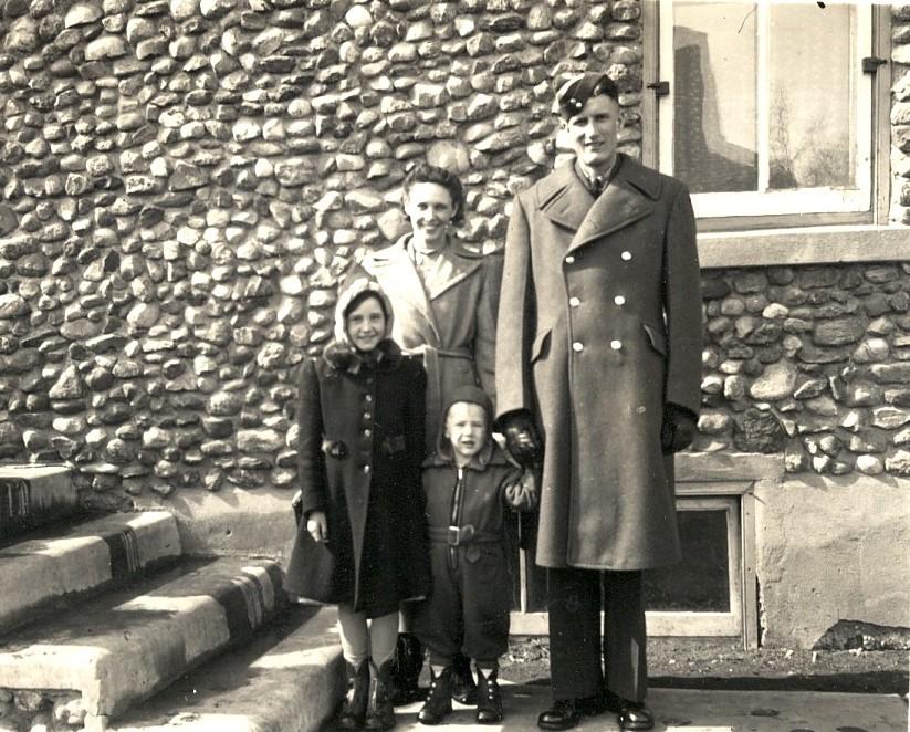 a family portrait from the 1940s