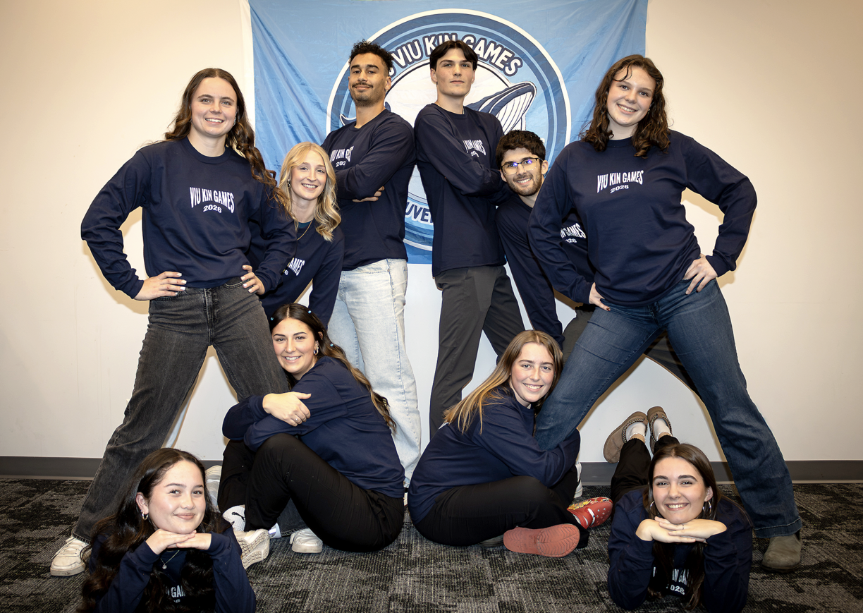 A picture of the 10-member team that will compete at the Kinesiology Games in Ontario