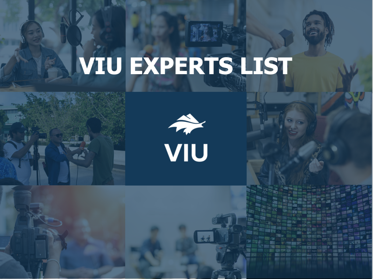 Slide with VIU Experts List written on it