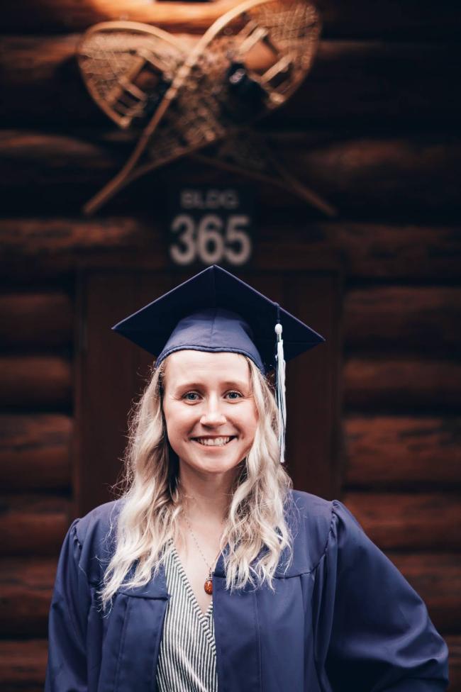 Katelyn in grad cap